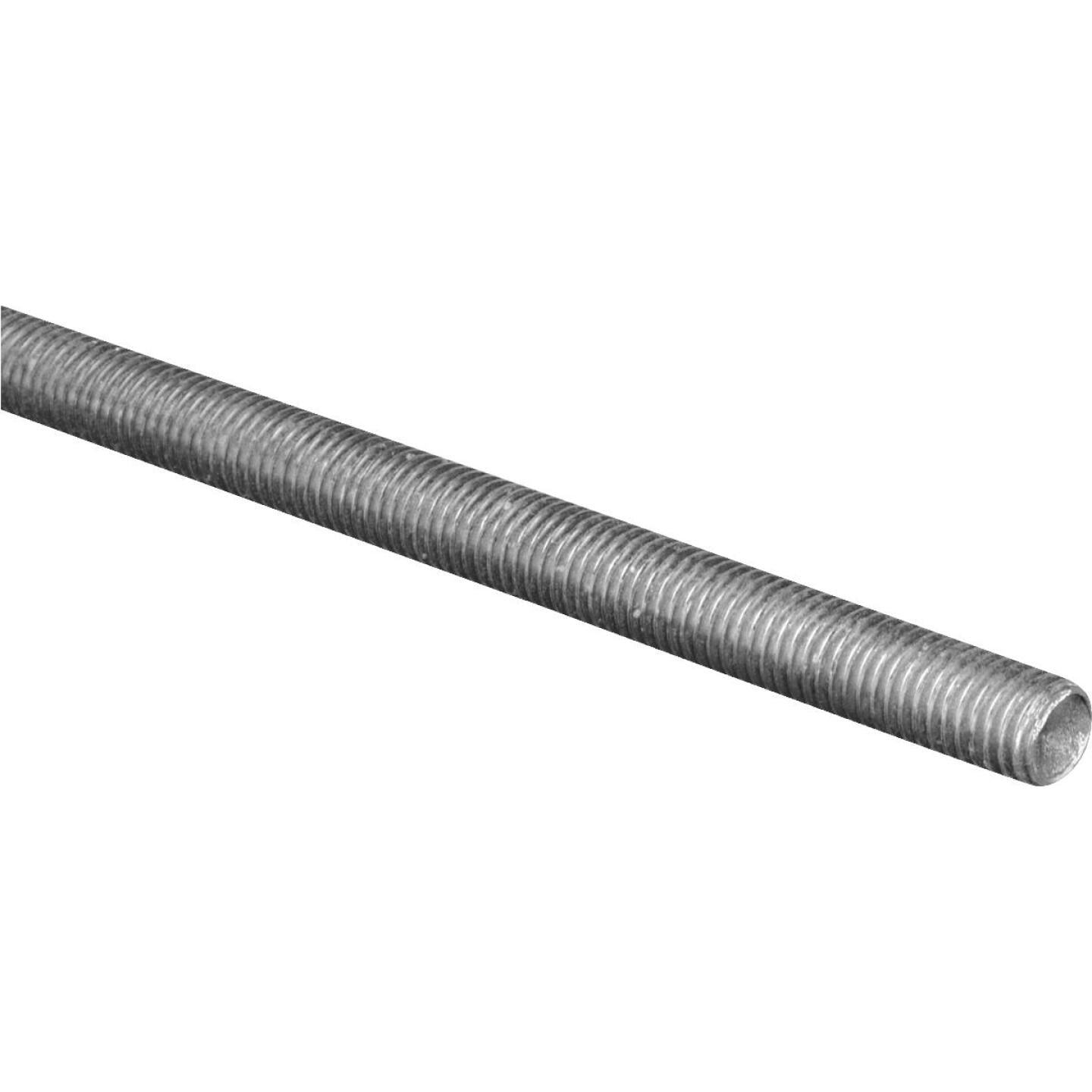 Hillman, HILLMAN Steelworks 1/4 In. x 1 Ft. Steel Threaded Rod