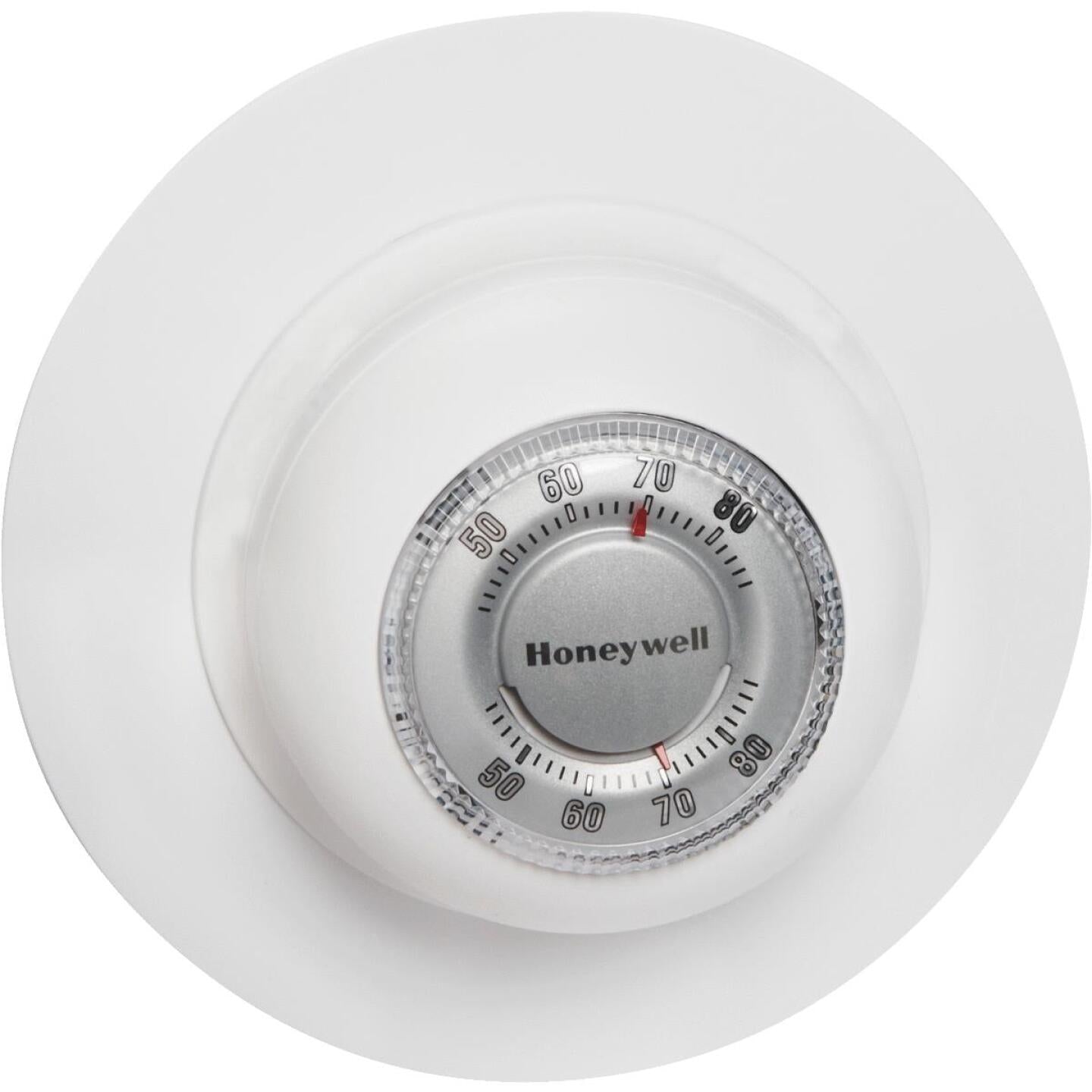 Honeywell, Honeywell Heat Only Off White Round Wall Thermostat