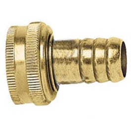 Green Thumb, Hose Stem Replacement, 1/2-In. Female, Brass