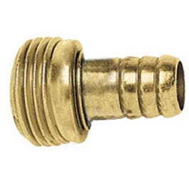 Green Thumb, Hose Stem Replacement, 1/2-In. Male, Brass