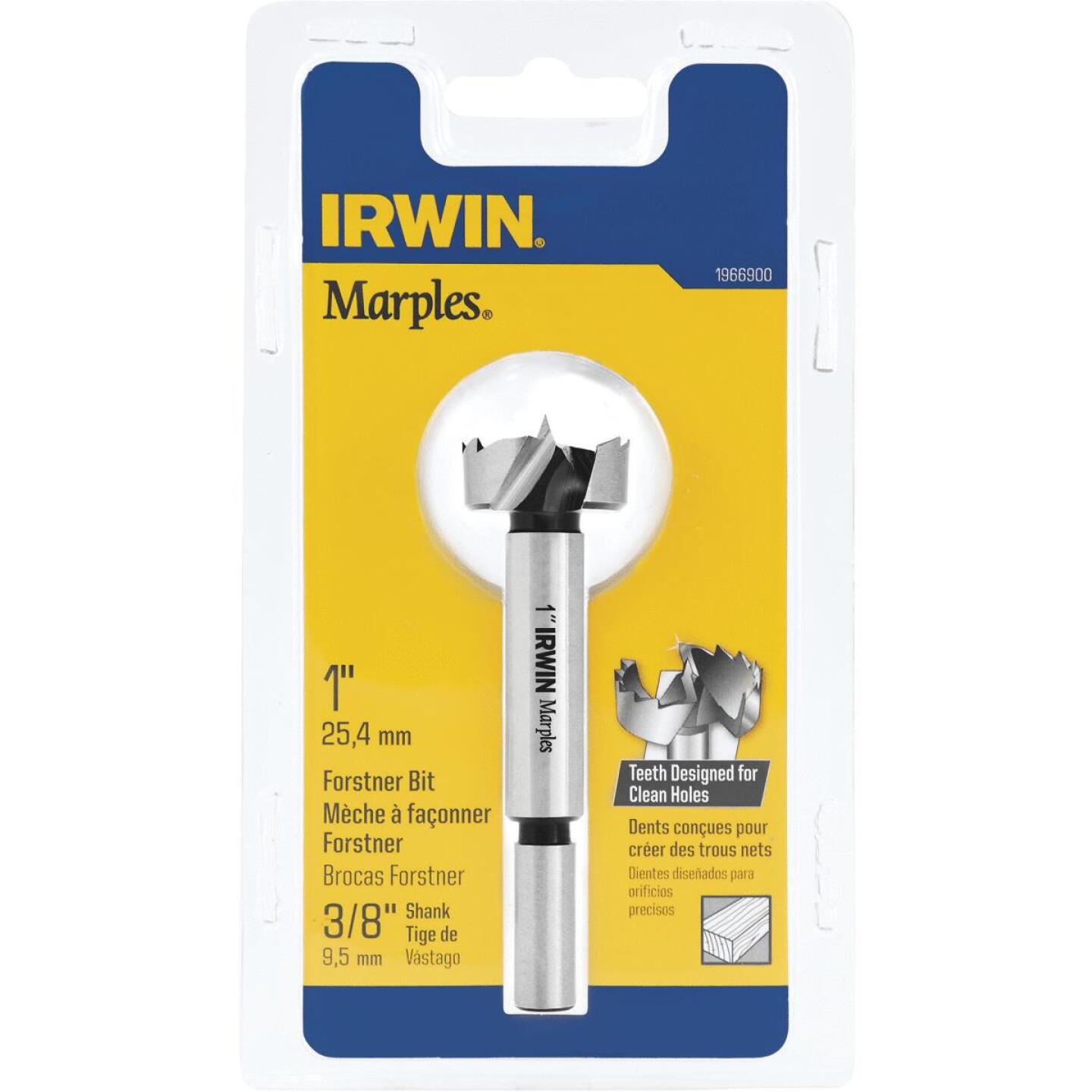 Irwin, Irwin Marples 1 In. x 3-1/2 In. Reduced Forstner Drill Bit