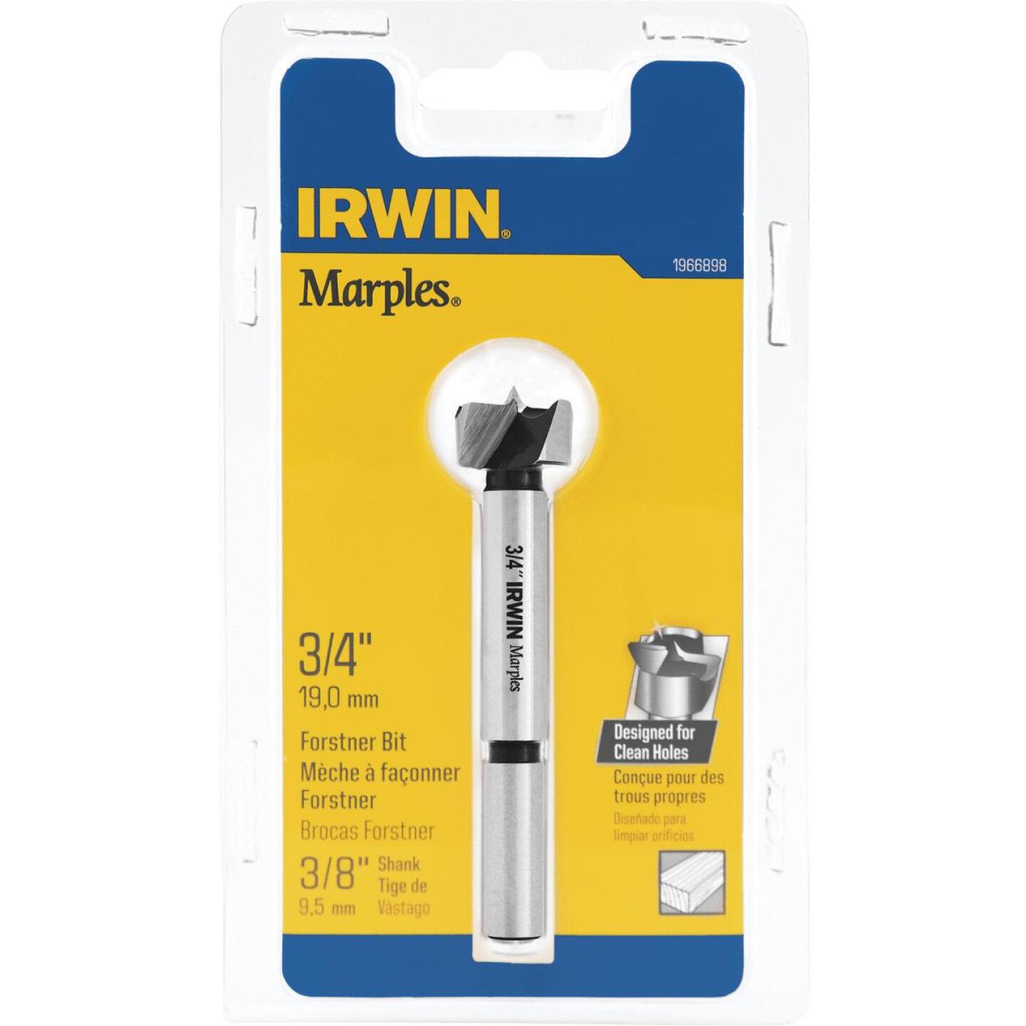 Irwin, Irwin Marples 3/4 In. x 3-1/2 In. Reduced Forstner Drill Bit