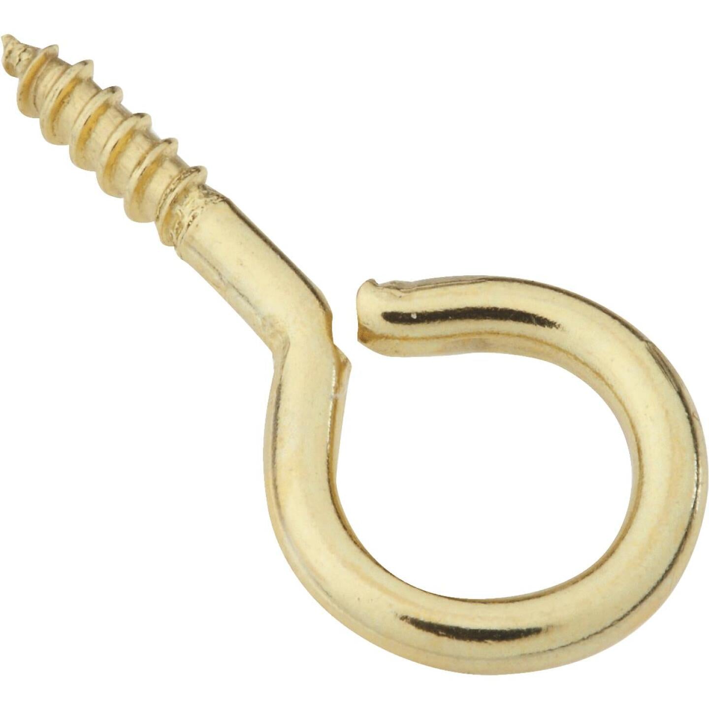 National, National #12 Brass Large Screw Eye (5 Ct.)