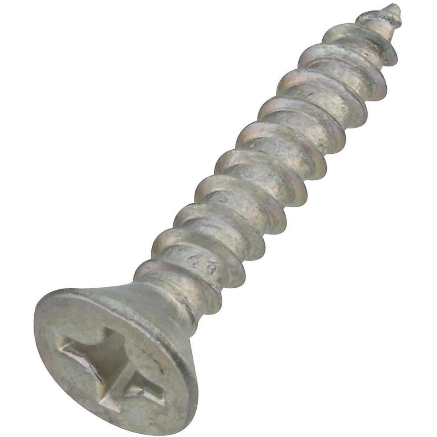 National, National #12 x 1-1/4 In. Phillips Flat Head Zinc Wood Screw (18 Ct.)