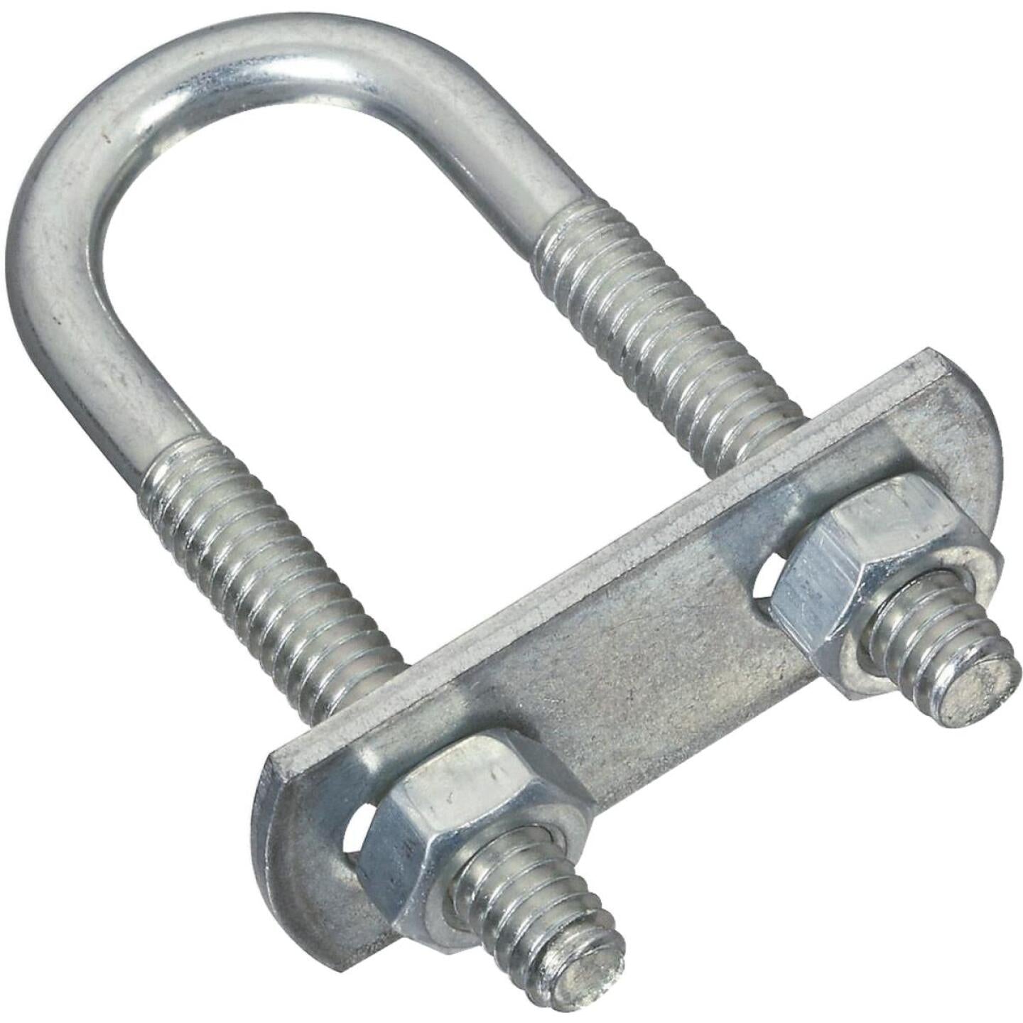 National, National 1/4 In. x 3/4 In. x 2-1/2 In. Zinc Round U Bolt